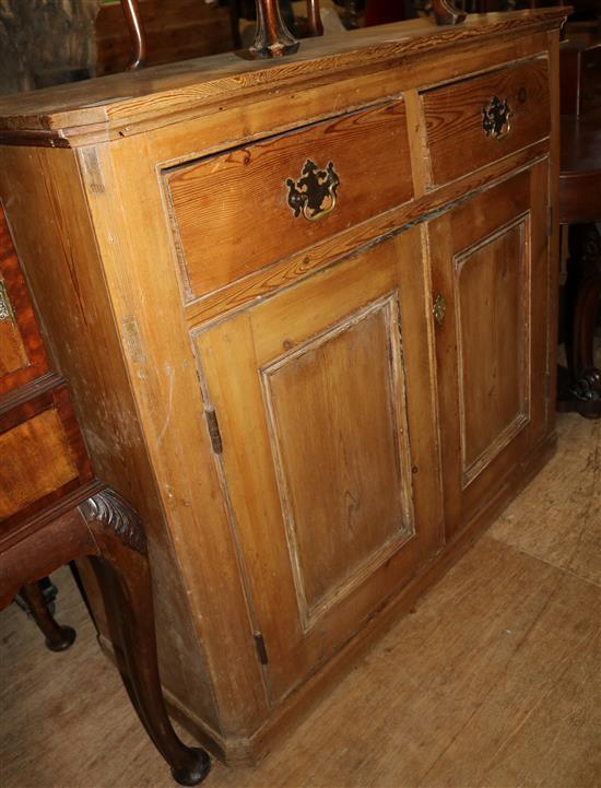 Victorian pine dresser base(-)